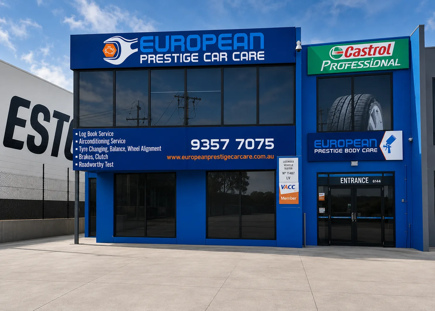 European Prestige Car Care workshop