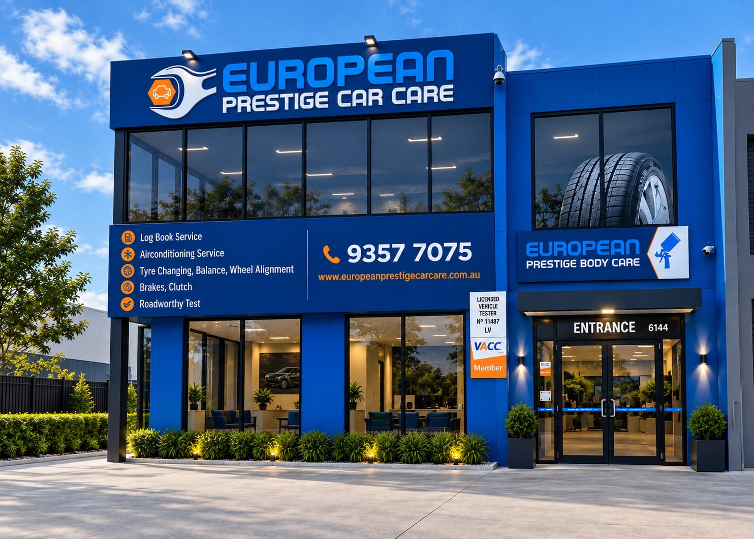 European Prestige Car Care workshop